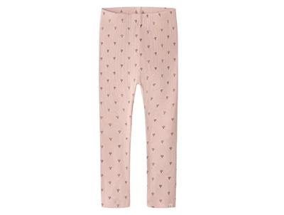 Lil' Atelier MINI leggings cameo rose med luftballonprint