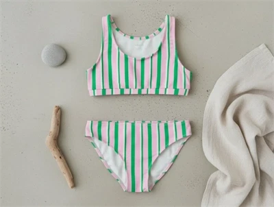 Name It bikini pink med striber