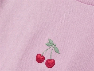 Name It pastel lavender kirsebær rib top