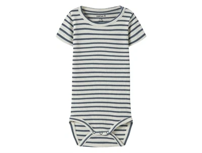 Name It body i blå og råhvid striber