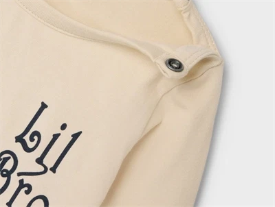 Name It body råhvid med Lil Bro print