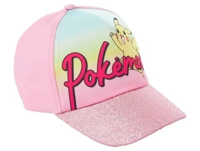 Name It kasket pink med Pokémon print og glitter