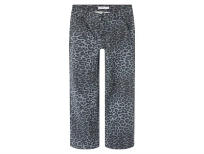 Name It bukser night owl grey leopard med brede ben