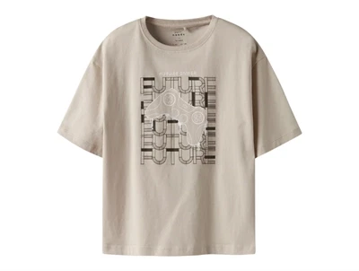 Name It t-shirt i beige nuance med gamer print