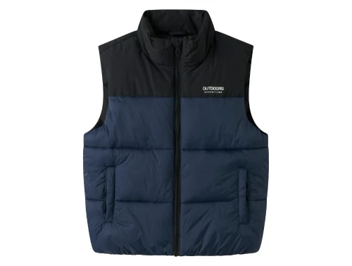 Name It blå vest med refleksdetalje forside