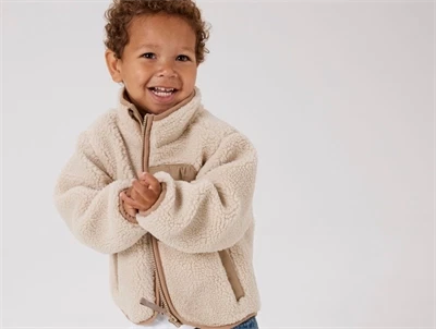 Name It teddyjakke moonbeam med brystlomme model