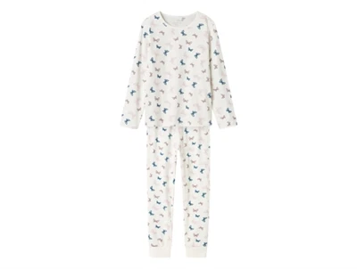 Name It nattøj i hvid med sommerfuglprint sæt