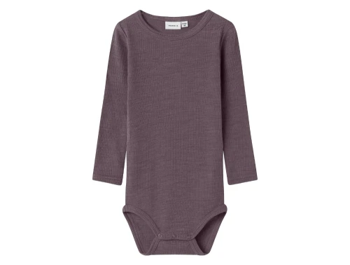 Name It uld body i sparrow merinould med ribstruktur