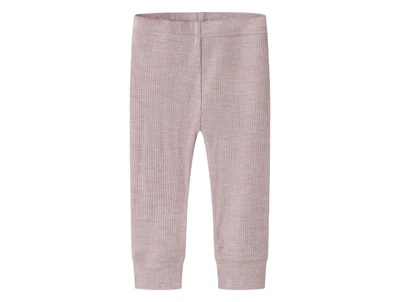 Name It leggings i violet ice i merinould