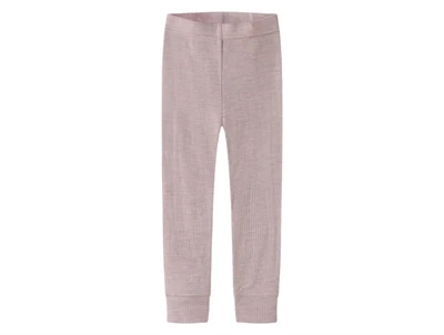 Name It merinould leggings i violet ice forfra