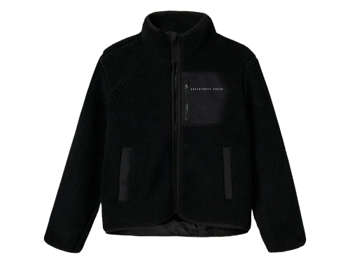 Name It fleecejakke black front