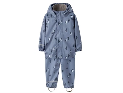 Name It regnsæt country blue med pingvinprintName It regnsæt country blue med pingvinprint
