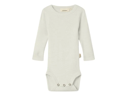 Lil\' Atelier merinould body i råhvid nuance