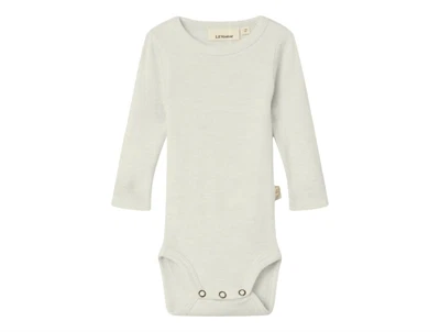 Lil' Atelier merinould body i råhvid nuance