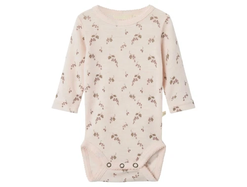 Lil\' Atelier body morganite berry i merinould med print