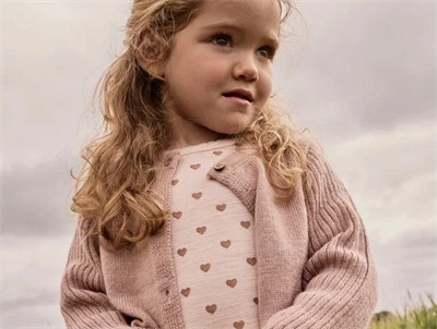Lil\' Atelier bluse morganite med små hjerter