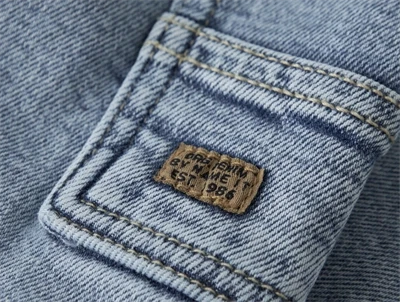 Name It jeans light blue denim with drawstring and loose fit