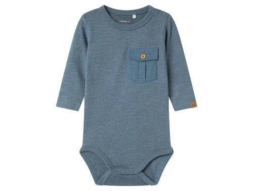 Name It body blue mirage set forfra med brystlomme