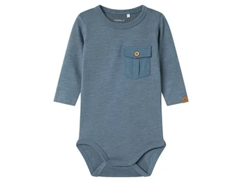 Name It body blue mirage set forfra med brystlomme