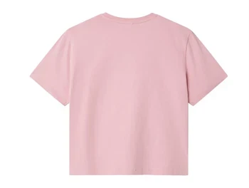 name it t-shirt i rosa uden print, set bagfra