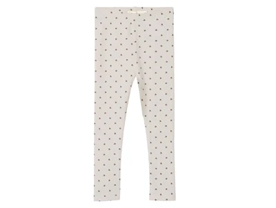 Lil' Atelier leggings turtledove med mariehøneprint
