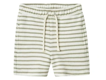 Shorts fra Lil\' Atelier i seagrass med striber