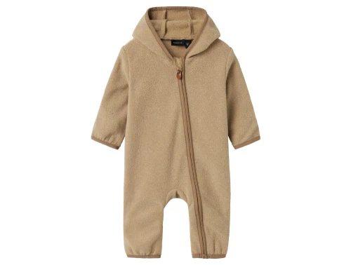 Name It køredragt i timber wolf set forfra