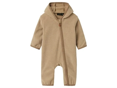 Name It køredragt i timber wolf set forfra