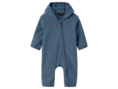 Name It køredragt i vintage indigo set forfra