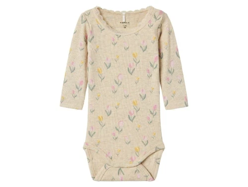 Body fra Name It i peyote melange med blomsterprint