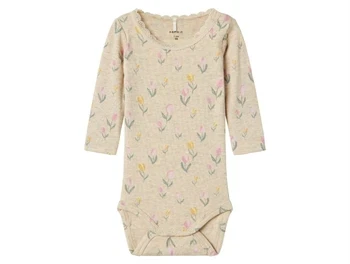 Body fra Name It i peyote melange med blomsterprint