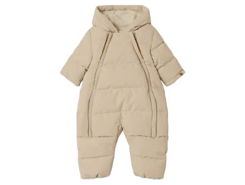 Lil\' Atelier beige flyverdragt med fleecefoer