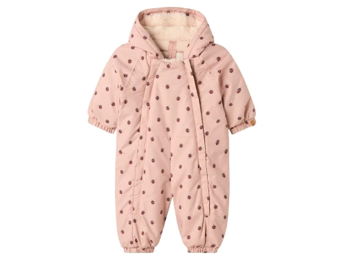 Lil\' Atelier flyverdragt i rosa med mariehøneprint forfra