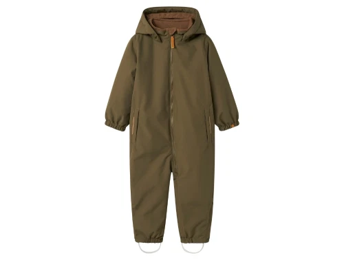 Lil\' Atelier flyverdragt i grøn sea turtle med lynlås og hætte