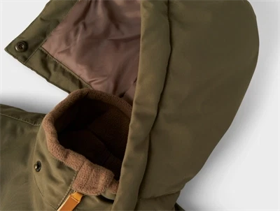 Lil\' Atelier flyverdragt i grøn sea turtle med blød fleeceforing i hætten