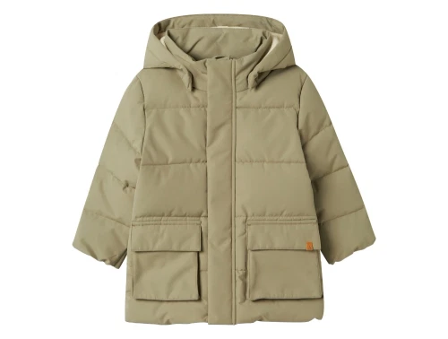 Lil\' Atelier pufferjakke grøn Overland Trek
