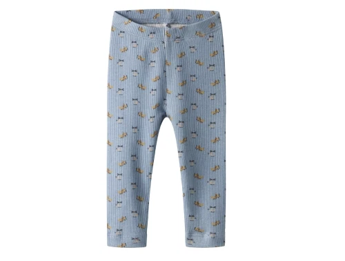 Name It leggings dusty blue med flyprint