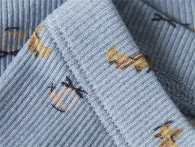 Name It leggings dusty blue med flyprint