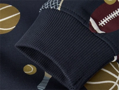 Name It sweatshirt navy blazer med sportsprint