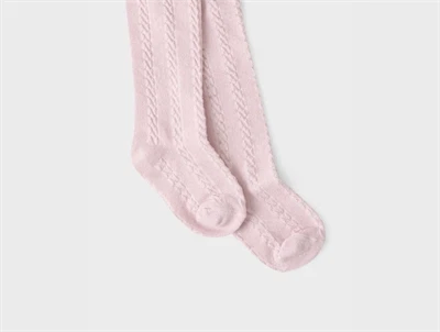 name it strømpebukser i rosa nuance med strukturmønster