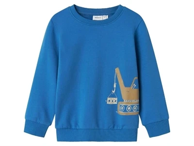Name It sweatshirt star sapphire med kranmotiv