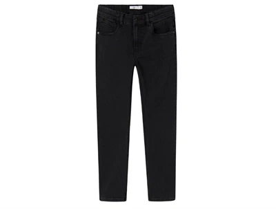 Name It jeans black denim med fleece inderside