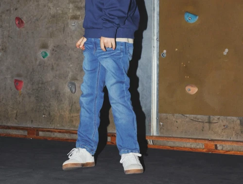 Name It jeans medium blue denim med fleece inderside