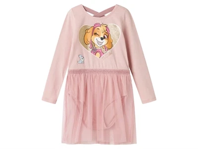Gymnastikdragt i rosa (burnished lilac) med Paw Patrol motiv fra Name It