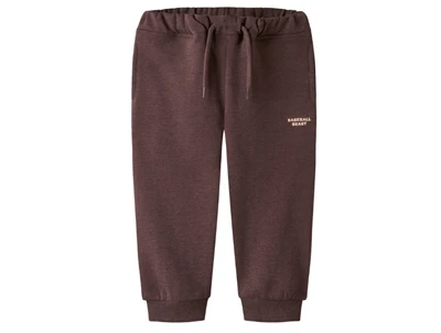 name it sweatpants shaved chocolate med baseball print