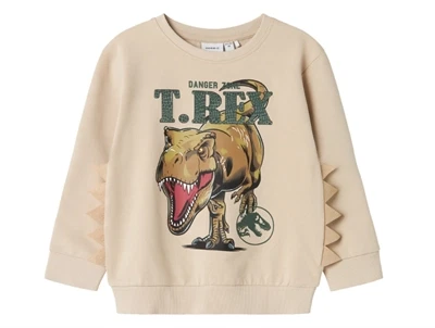 Name It Jurassic World sweatshirt peyote med T. rex print