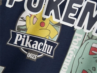 name it pokemon sweatshirt i mørkeblå nuance med pikachu print