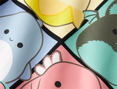 Name It t-shirt detalje af Squish Squad print i sort nuance