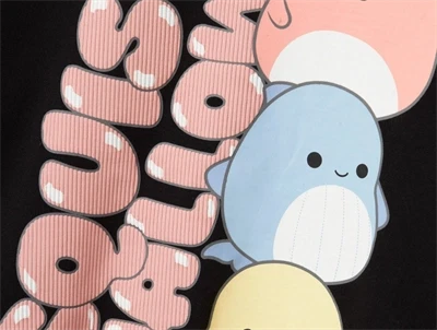 Name It sweatshirt detalje af Squishmallows print i sort nuance