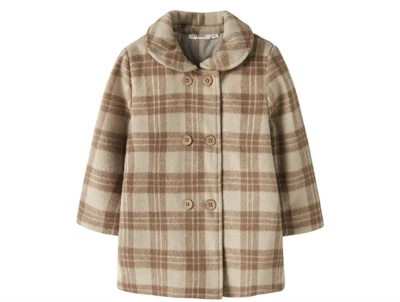 Lil\' Atelier jakke twill med ternet mønster